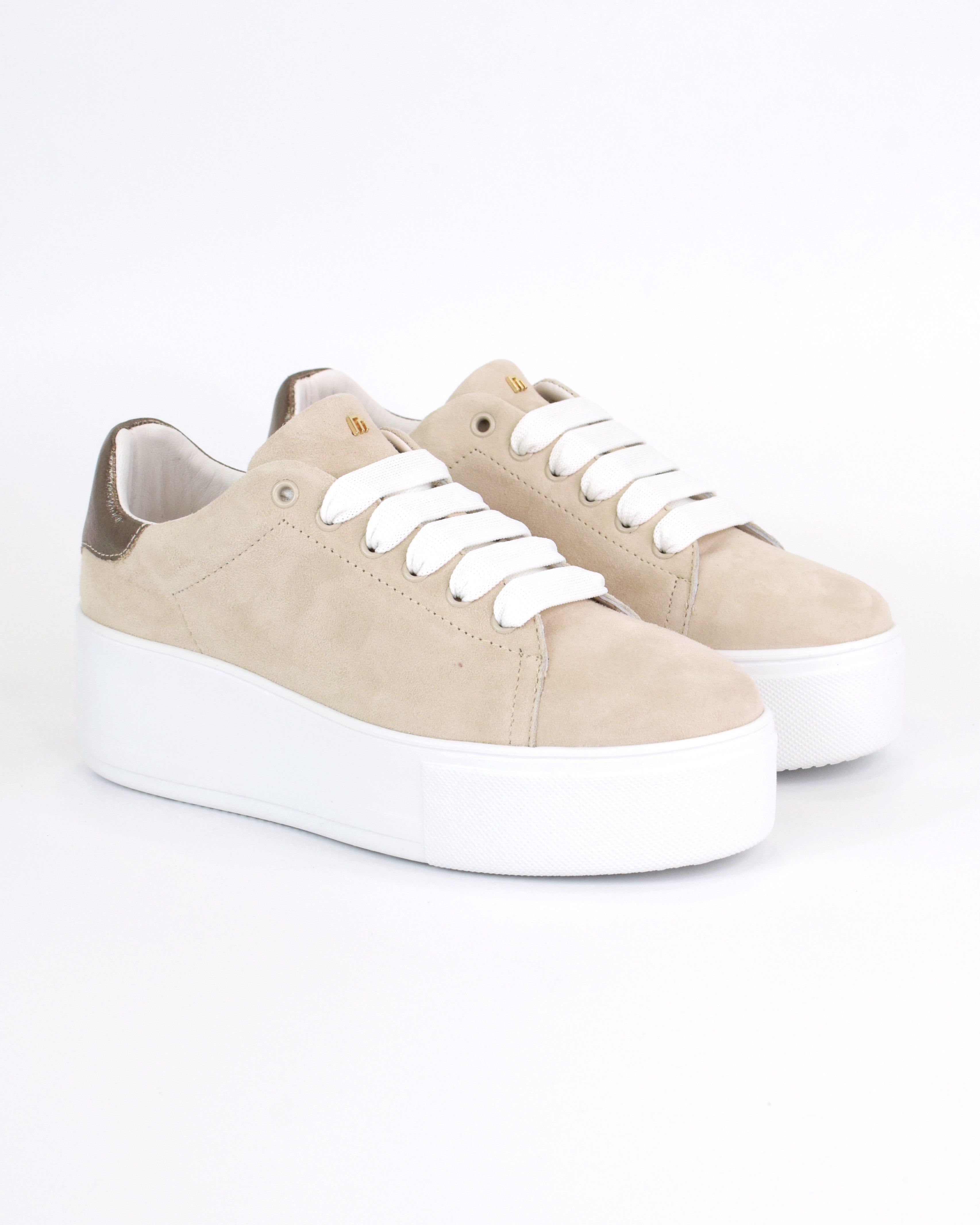 Sneaker Platform in Suede