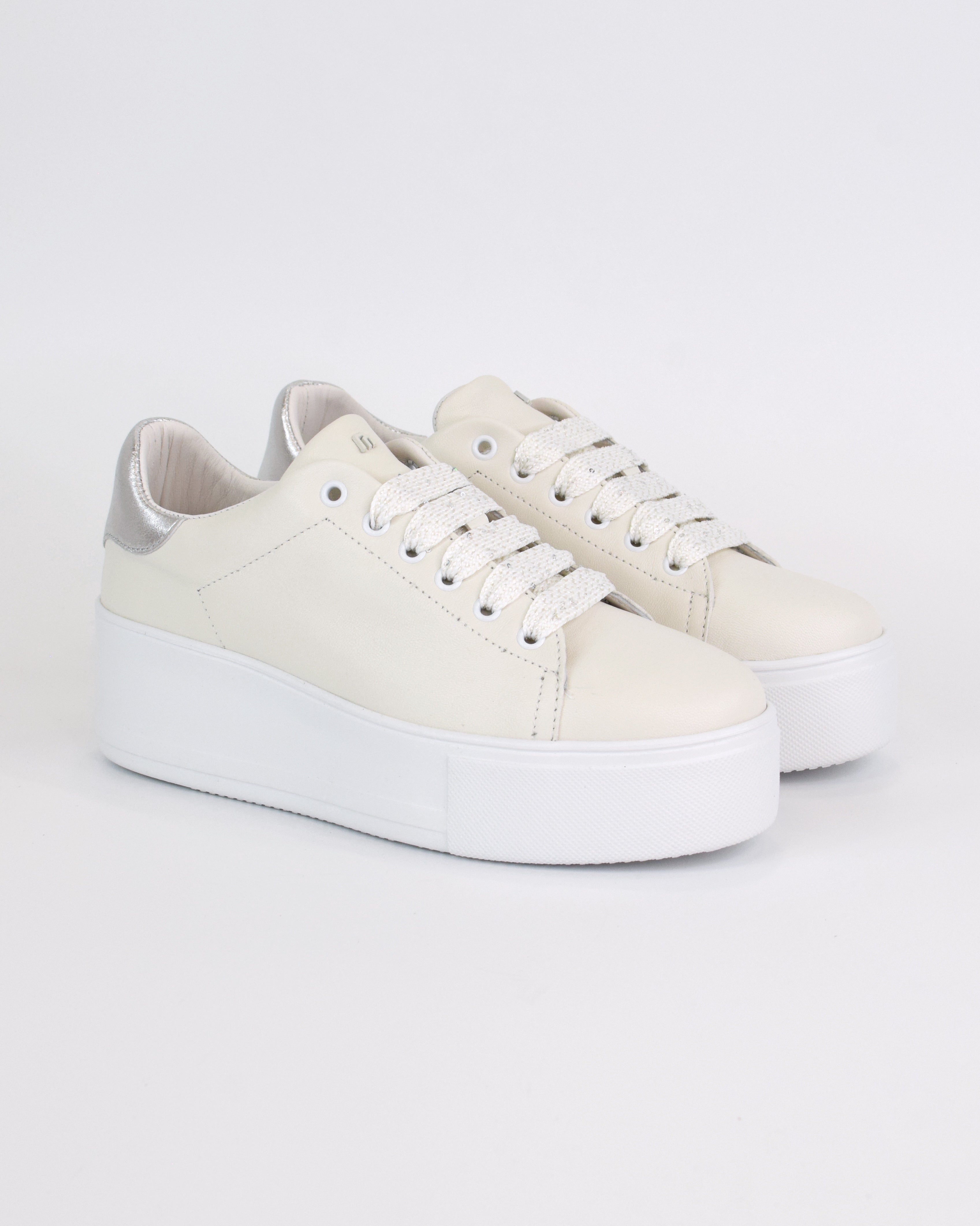 Sneaker Platform in Pelle