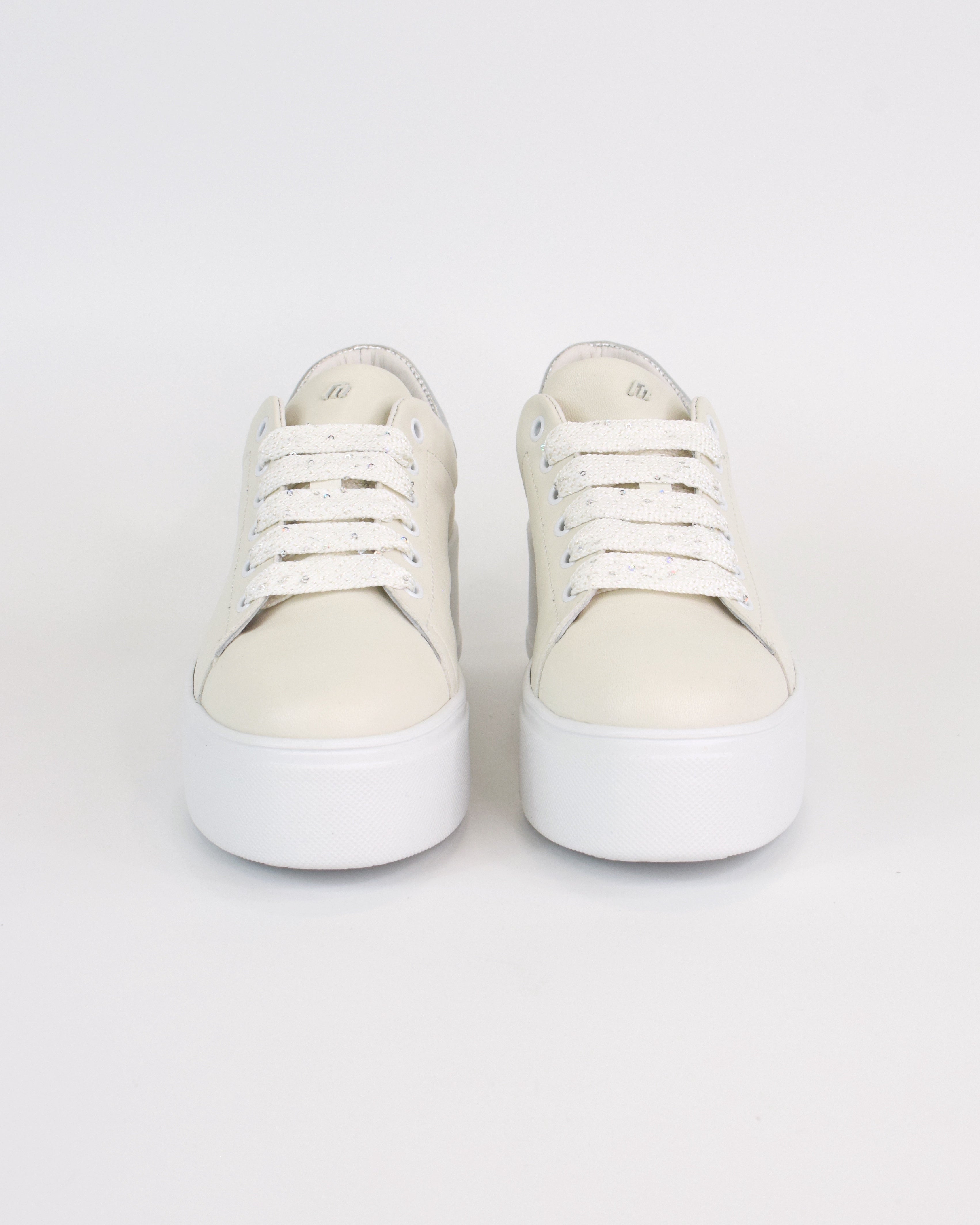 Sneaker Platform in Pelle