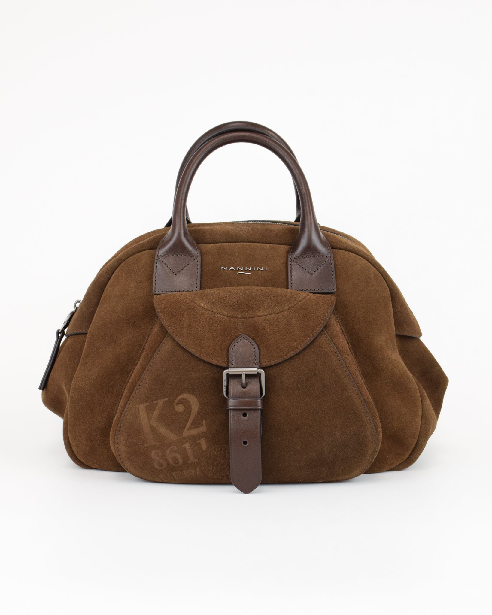 Borsa a mano in nabuk e pelle grande Master