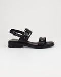 Sandalo basso in pelle
