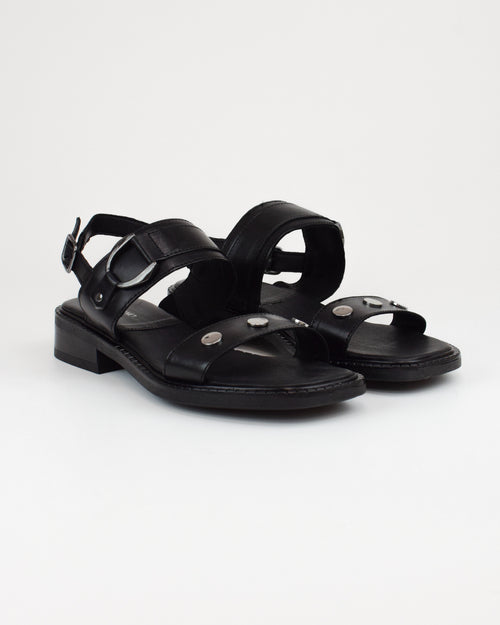 Sandalo basso in pelle