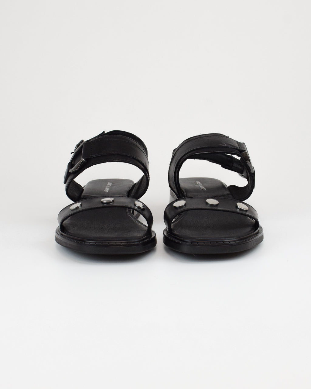 Sandalo basso in pelle