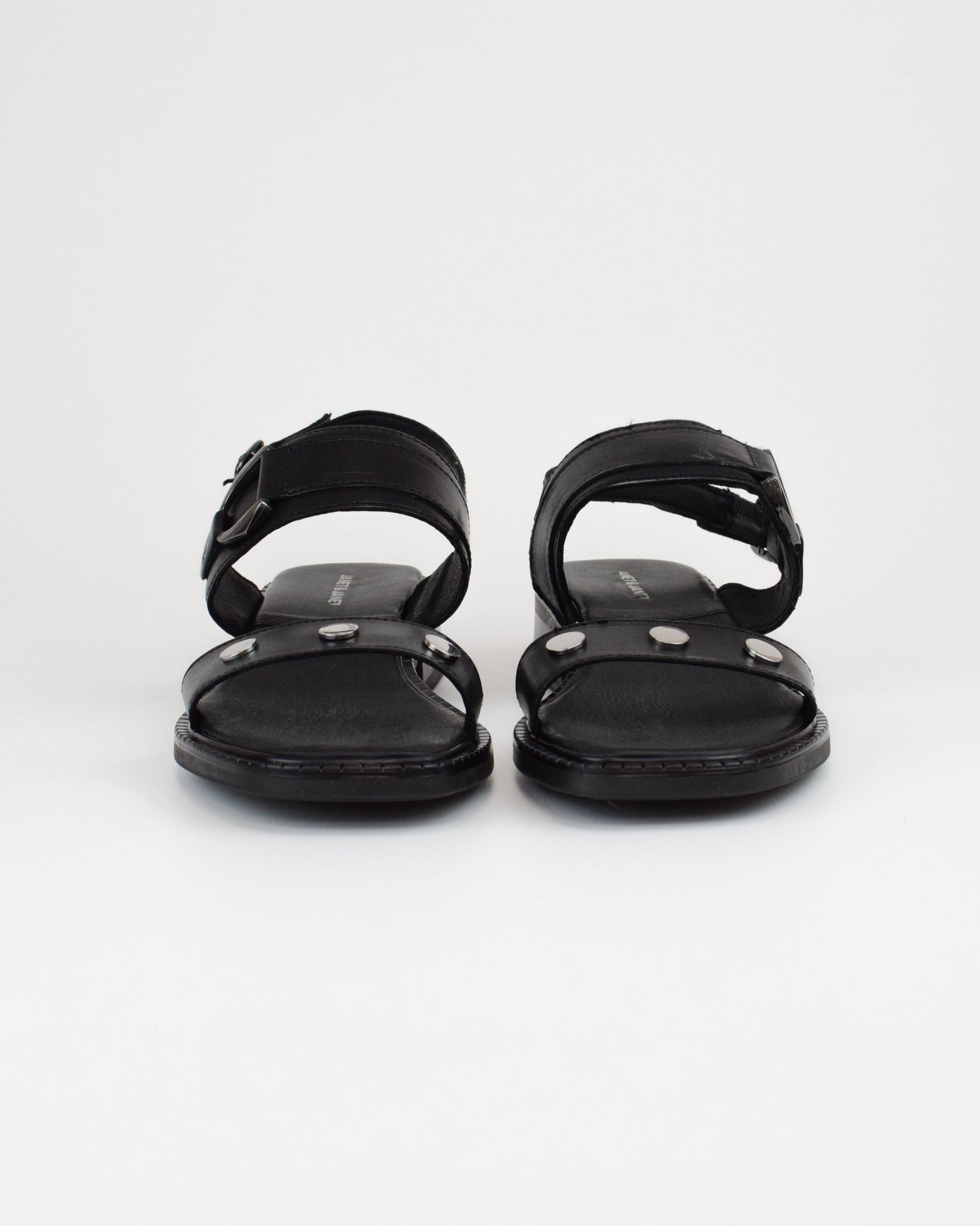 Sandalo basso in pelle
