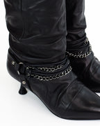 Stivaletto Noemi in pelle arricciata