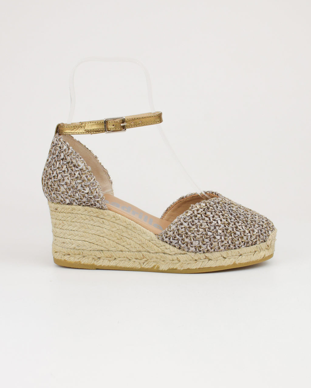 Espadrilles in rafia con cinturino