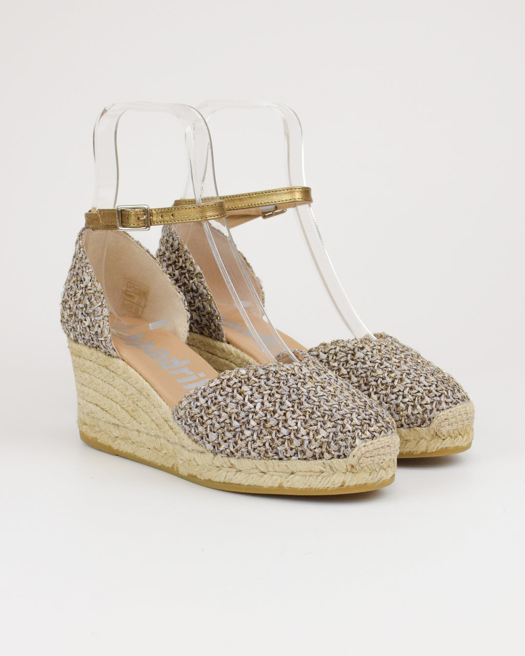 Espadrilles in rafia con cinturino