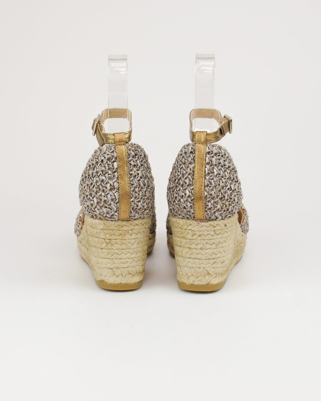 Espadrilles in rafia con cinturino