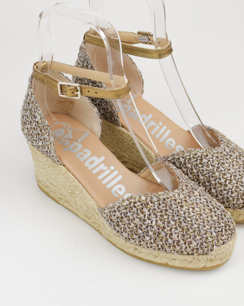 Espadrilles in rafia con cinturino