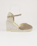 Espadrilles in camoscio con cinturino