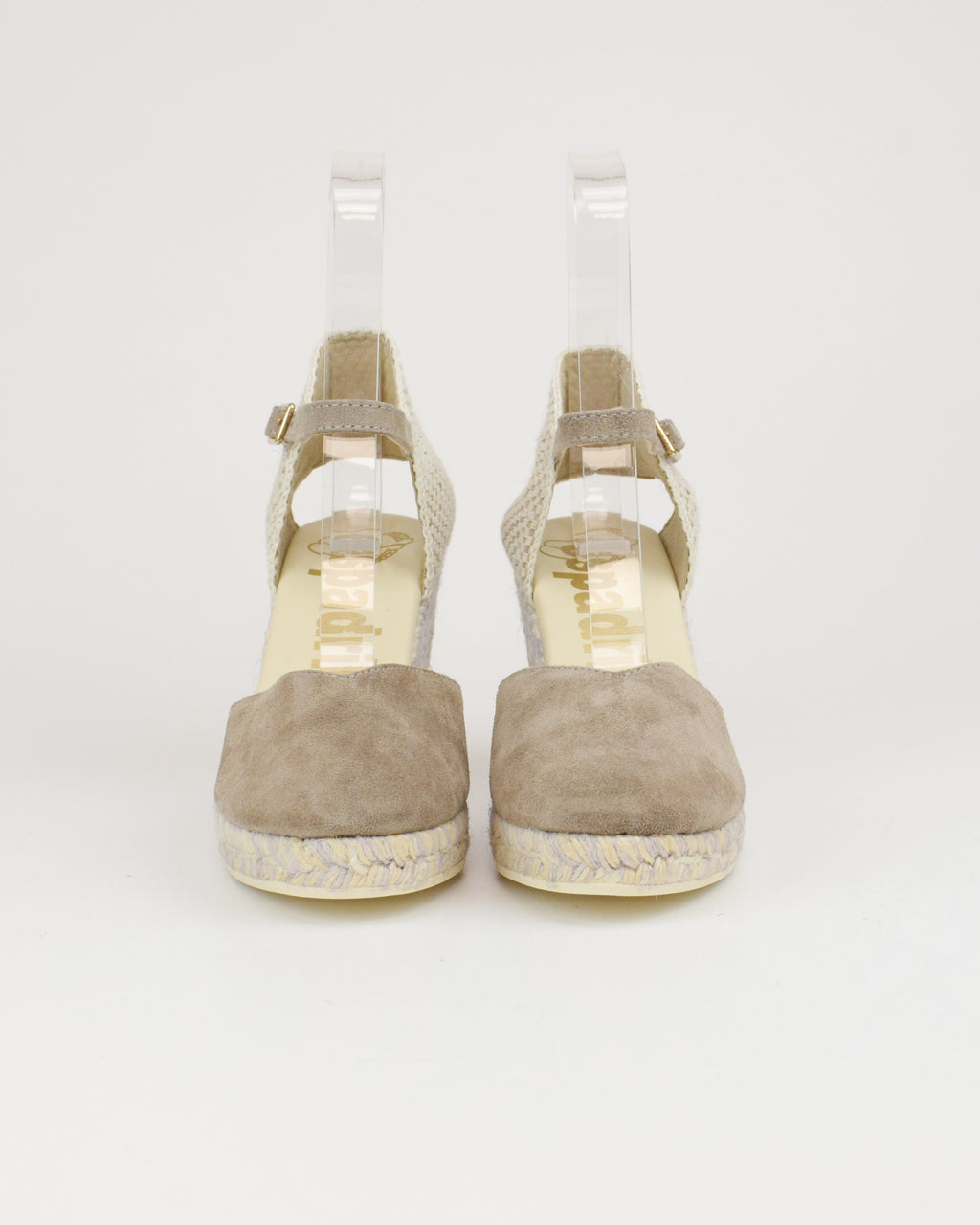 Espadrilles in camoscio con cinturino