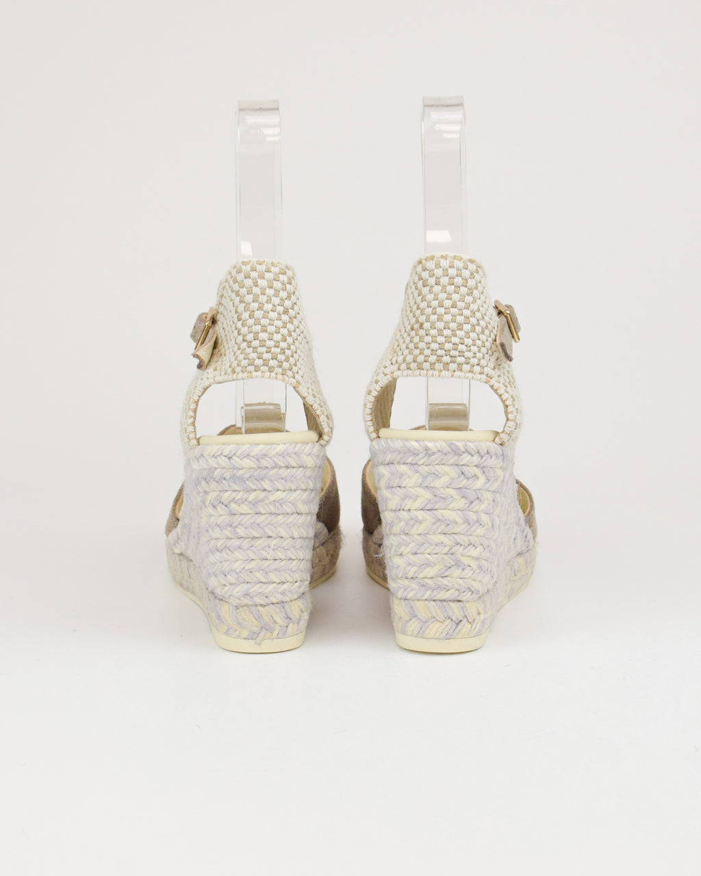 Espadrilles in camoscio con cinturino
