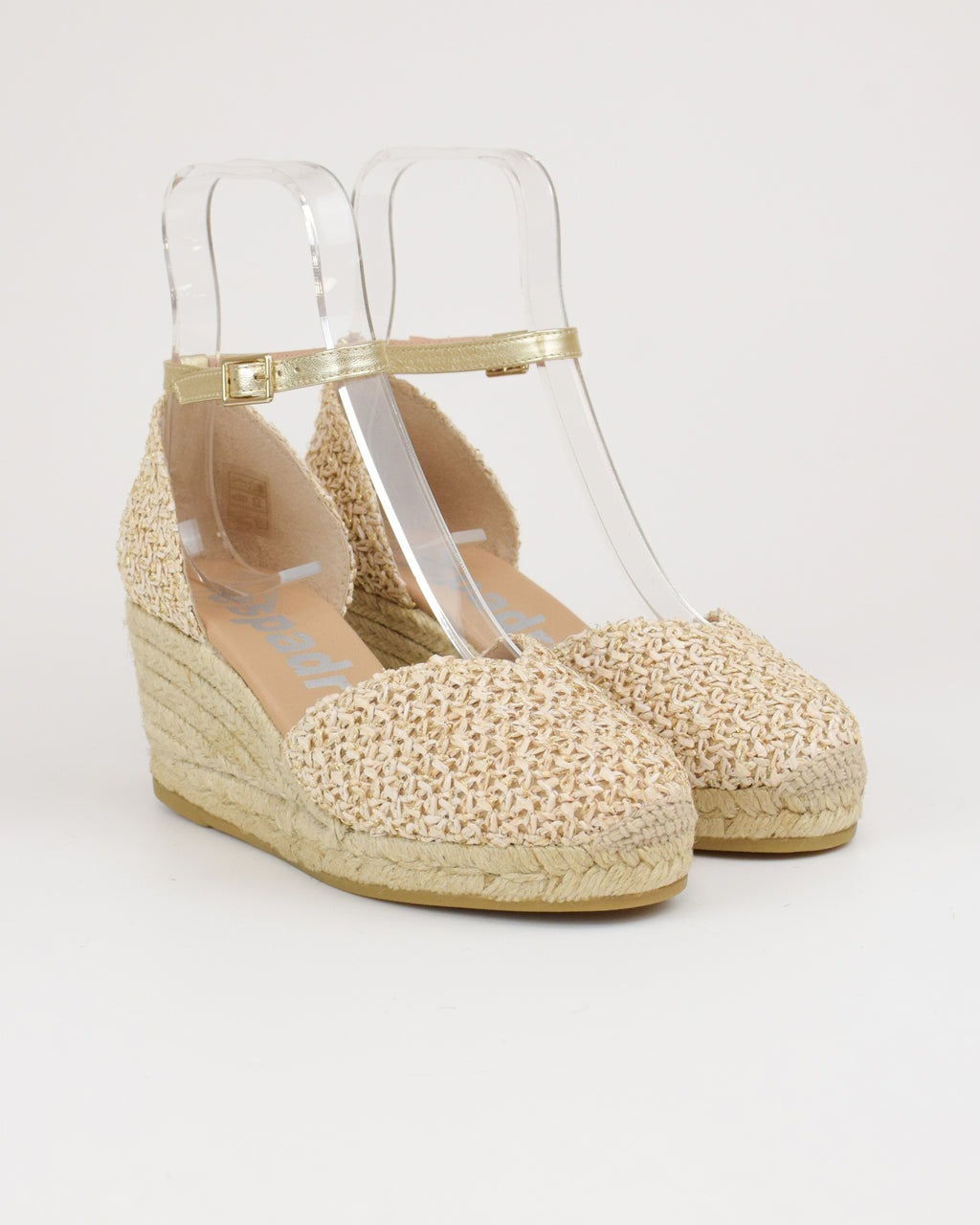 Espadrilles in rafia con cinturino