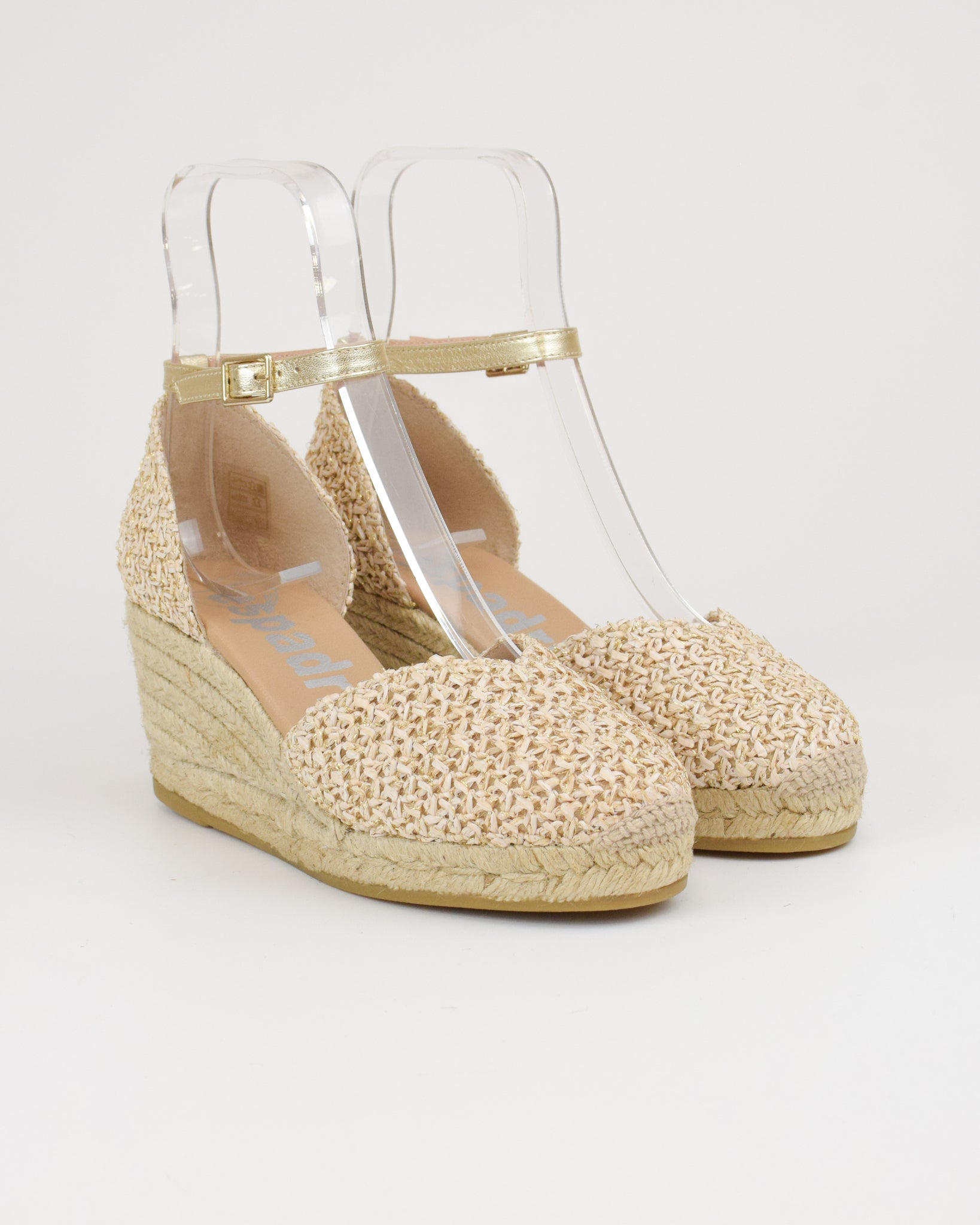 Espadrilles in rafia con cinturino