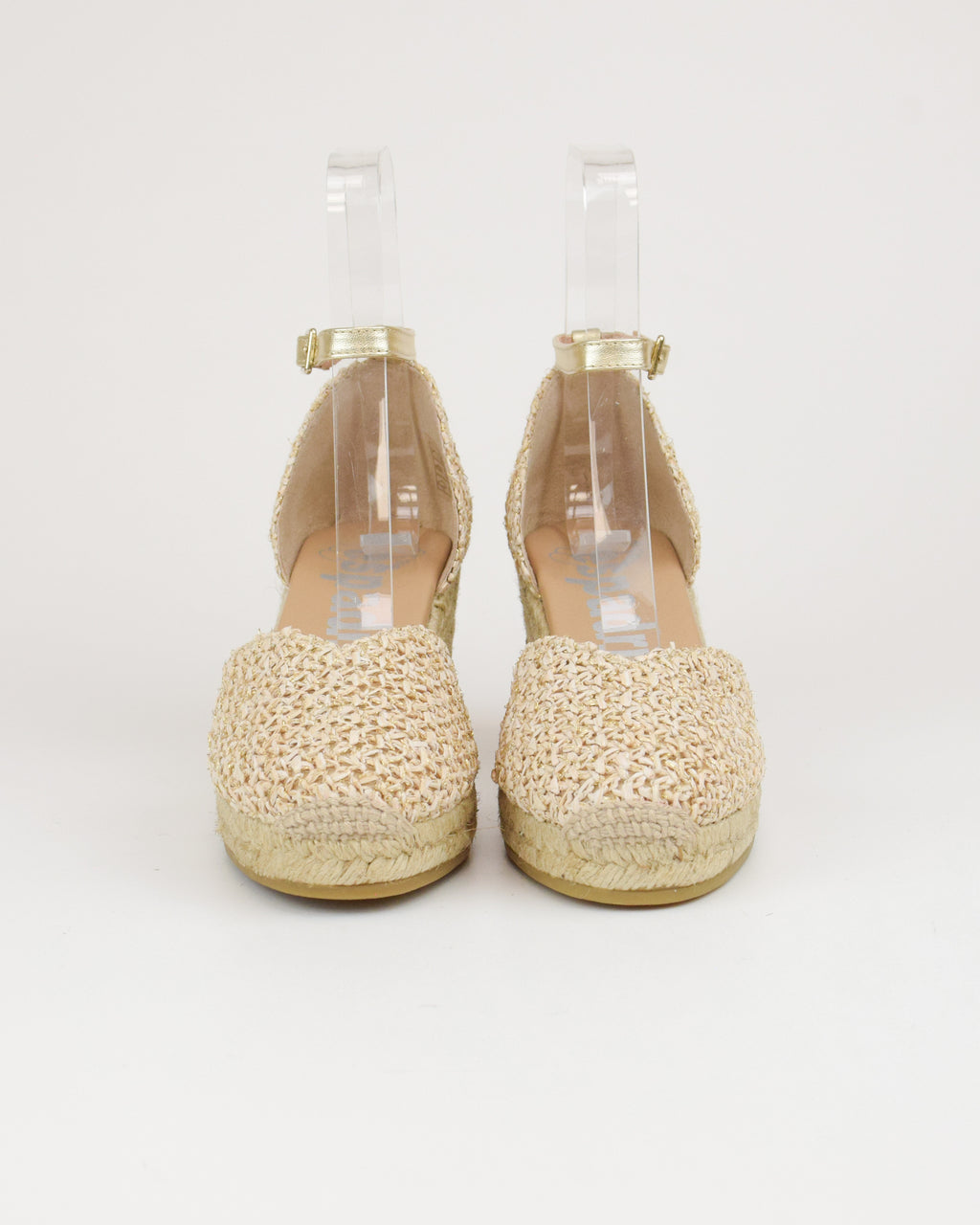 Espadrilles in rafia con cinturino