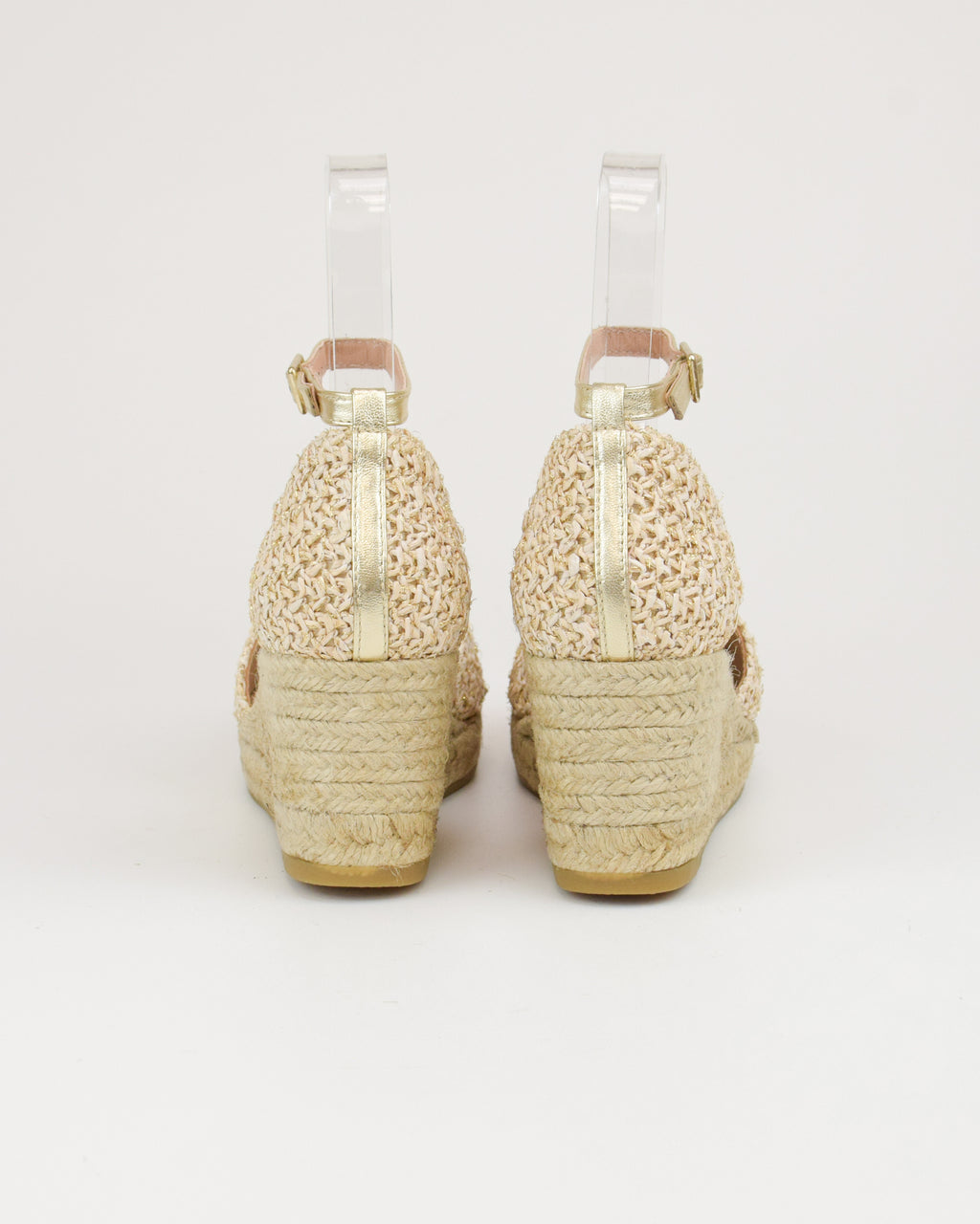 Espadrilles in rafia con cinturino