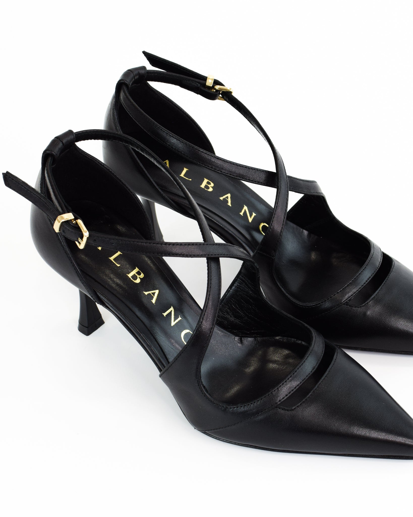 Décolleté in pelle