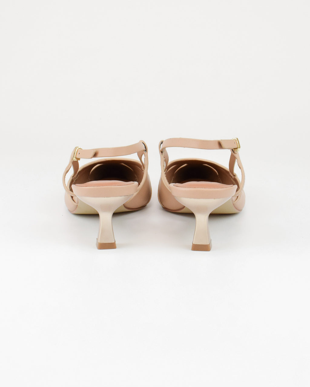 Slingback in pelle