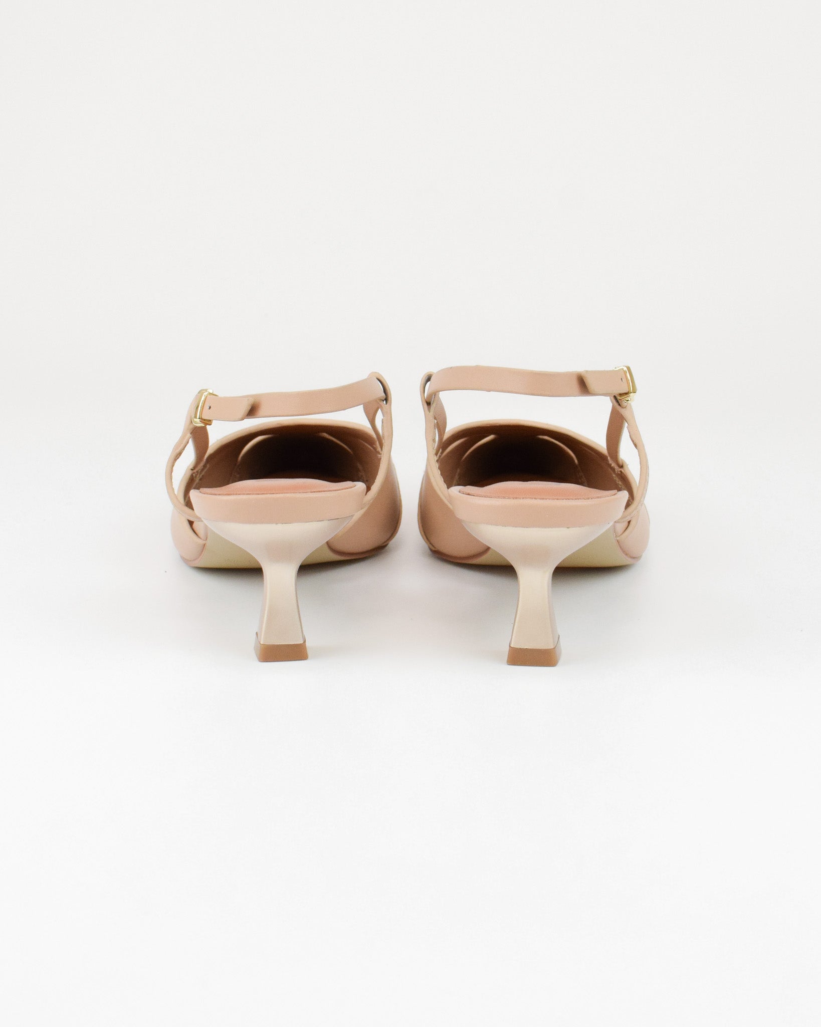 Slingback in pelle