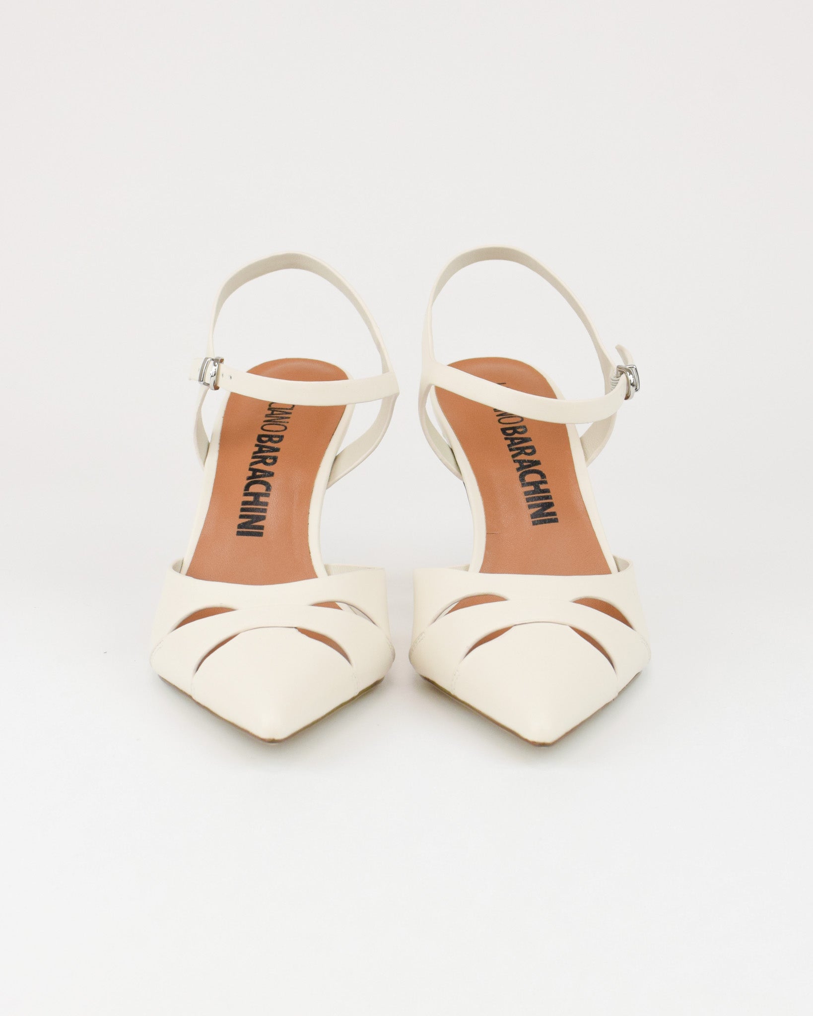 Slingback in pelle