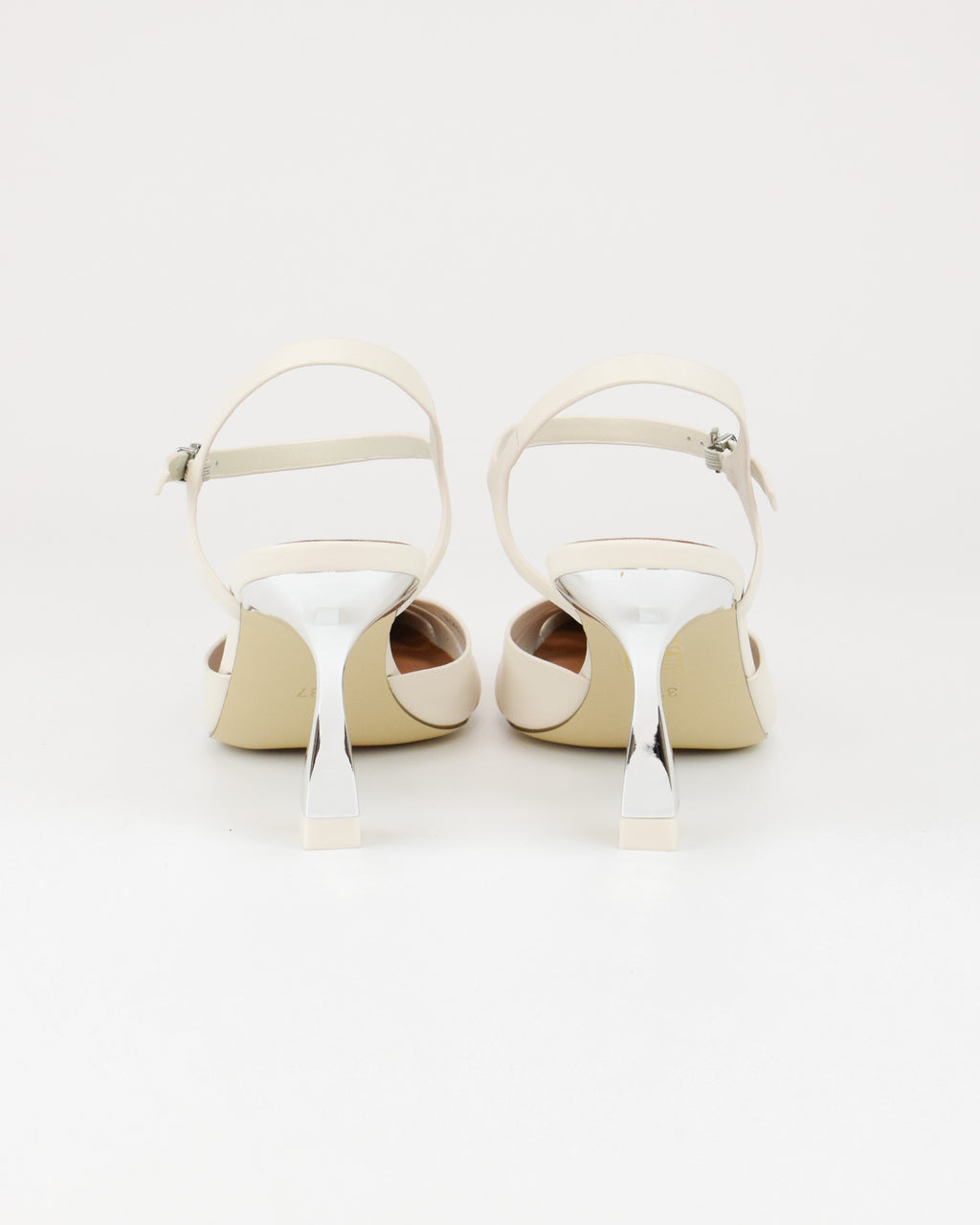 Slingback in pelle