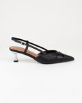 Slingback in pelle