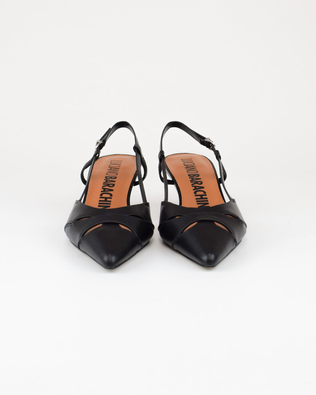 Slingback in pelle