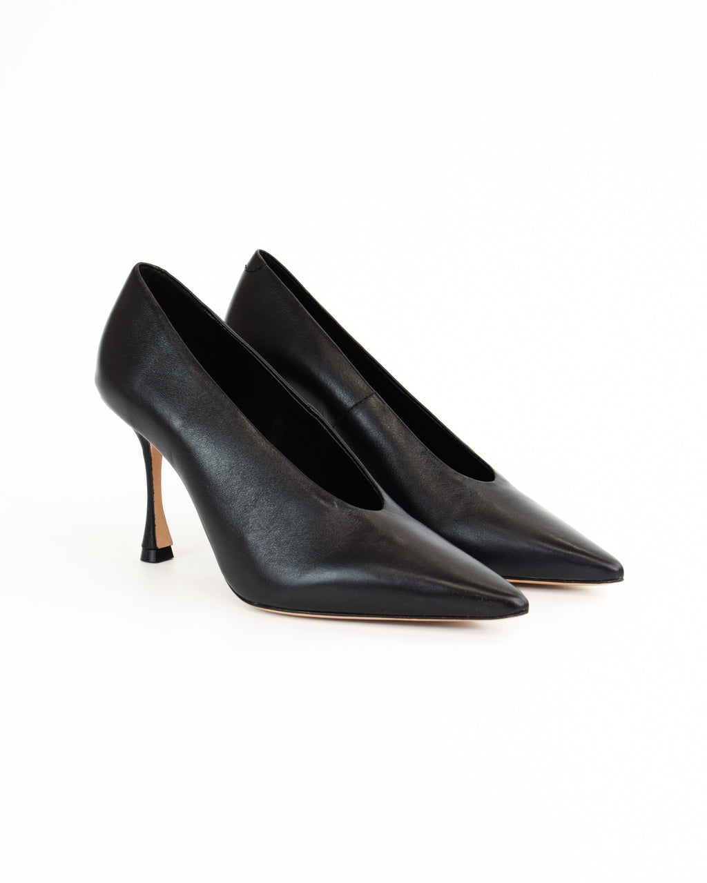 Décolleté in pelle