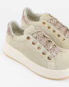 Sneaker con paiettes