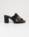 Sandalo in pelle con fibbia