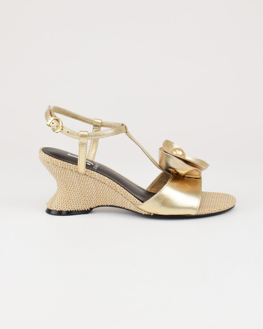 Sandalo Keil in pelle laminata