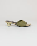 Sandalo Ball in pelle laminata
