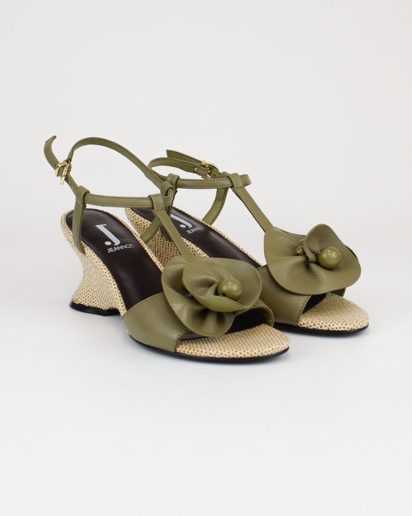 Sandalo Keil in pelle laminata