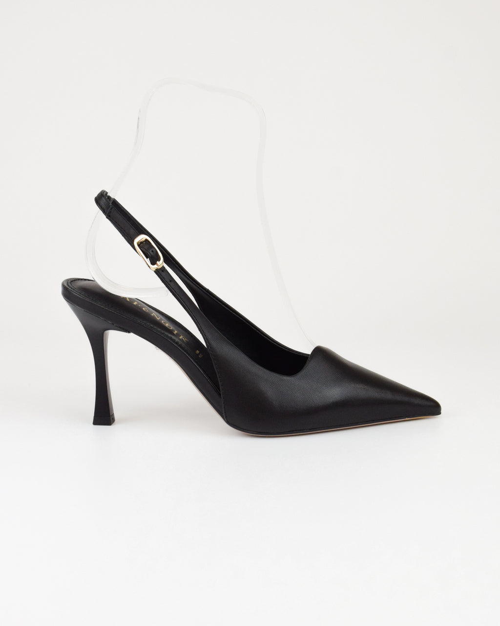 Slingback in pelle