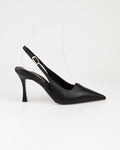 Slingback in pelle