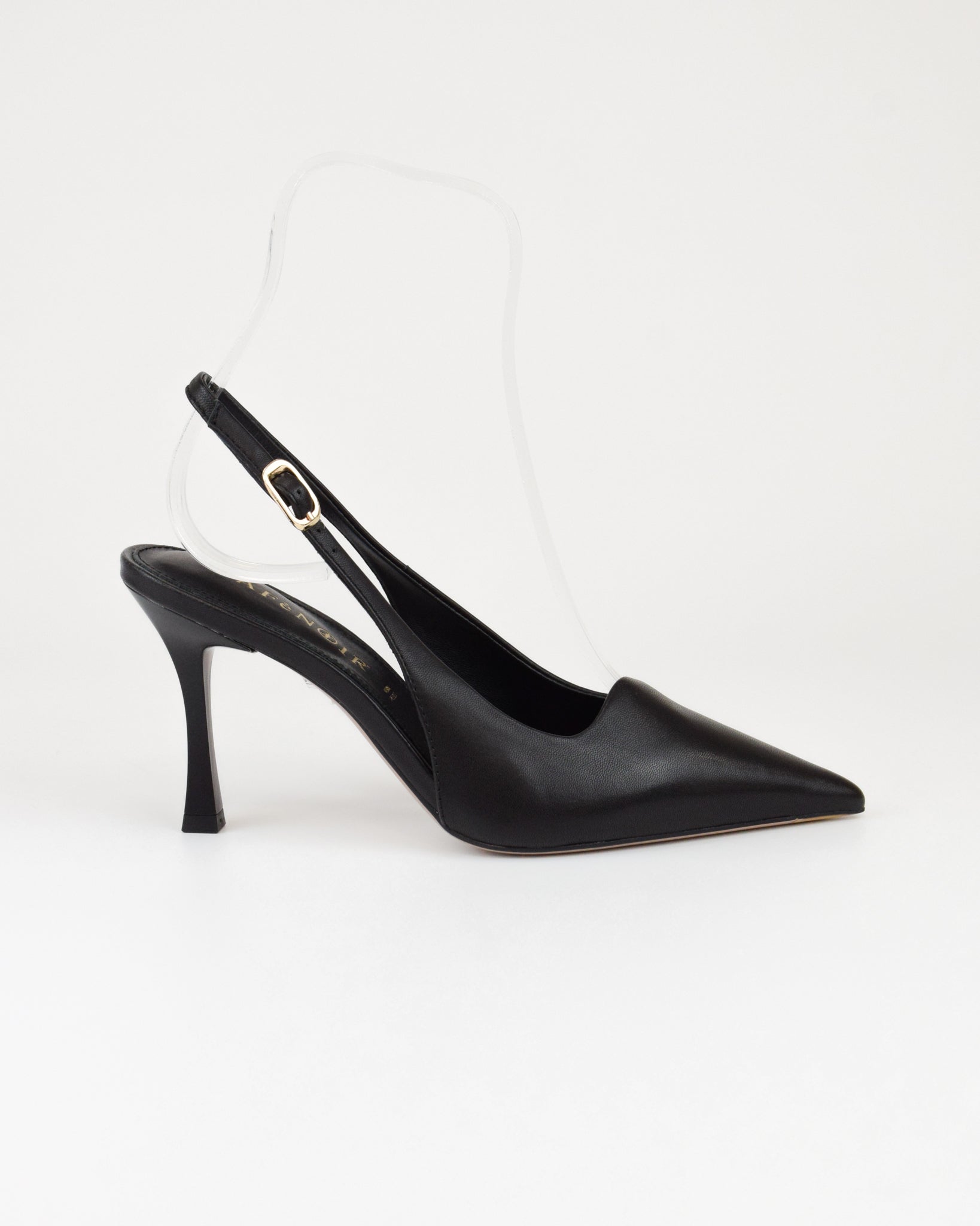 Slingback in pelle