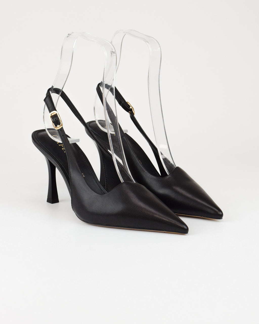 Slingback in pelle