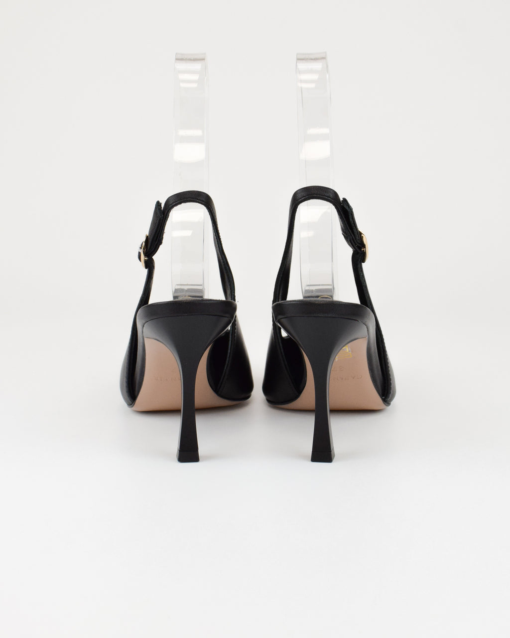 Slingback in pelle
