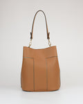 Borsa secchiello grande in pelle