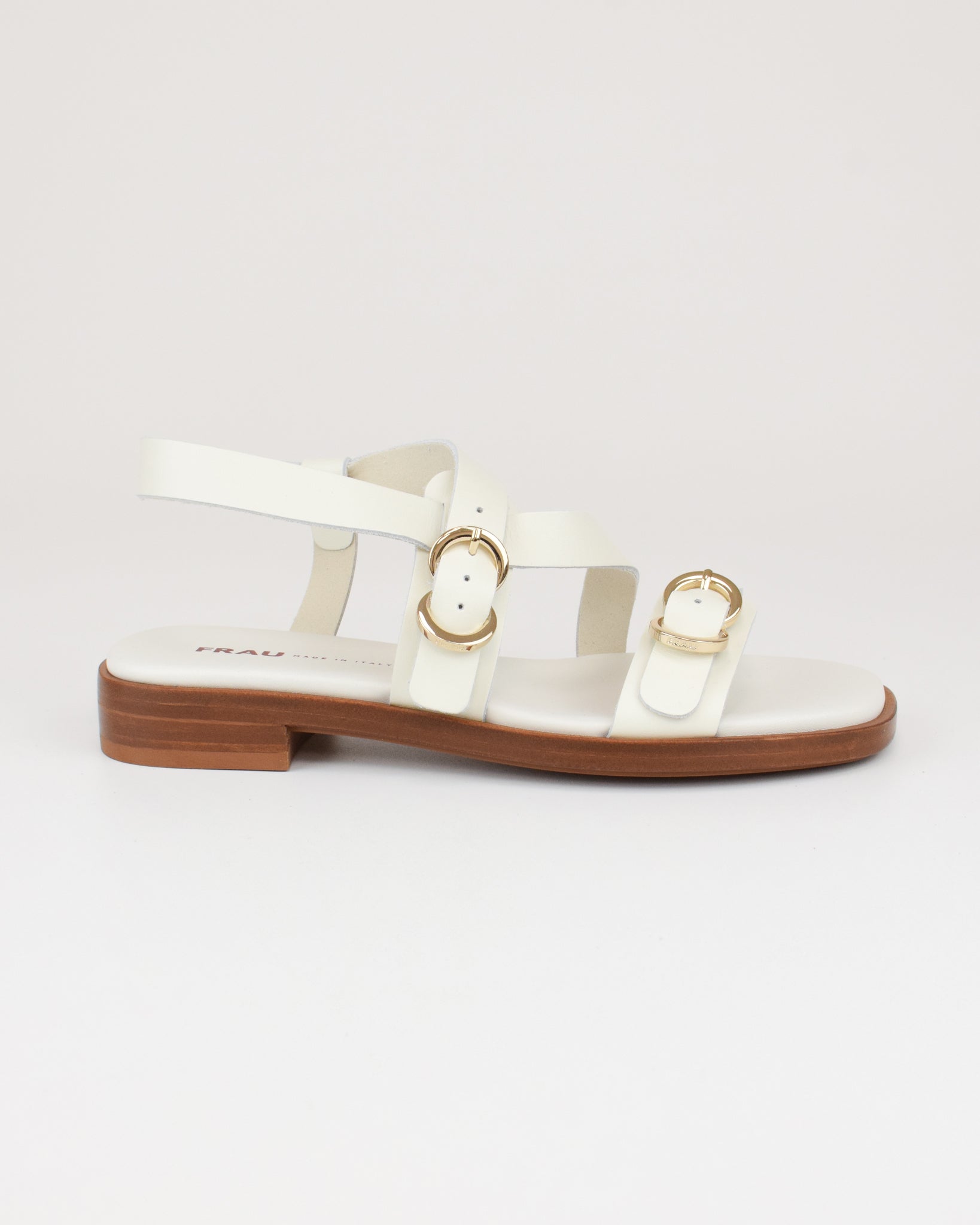 Sandalo multi-strap in pelle