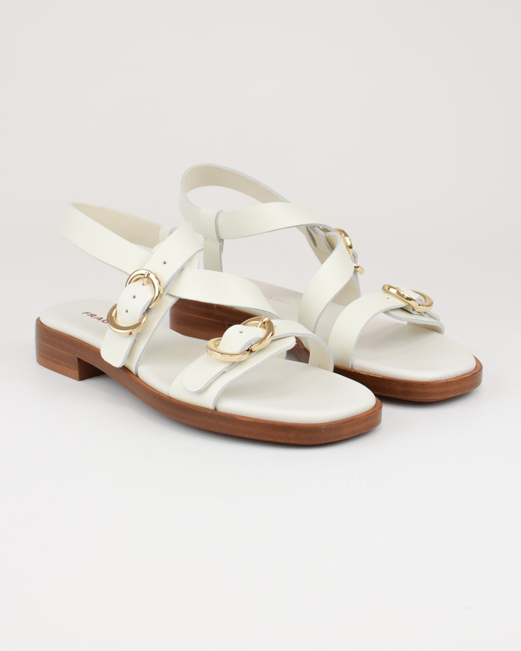 Sandalo multi-strap in pelle
