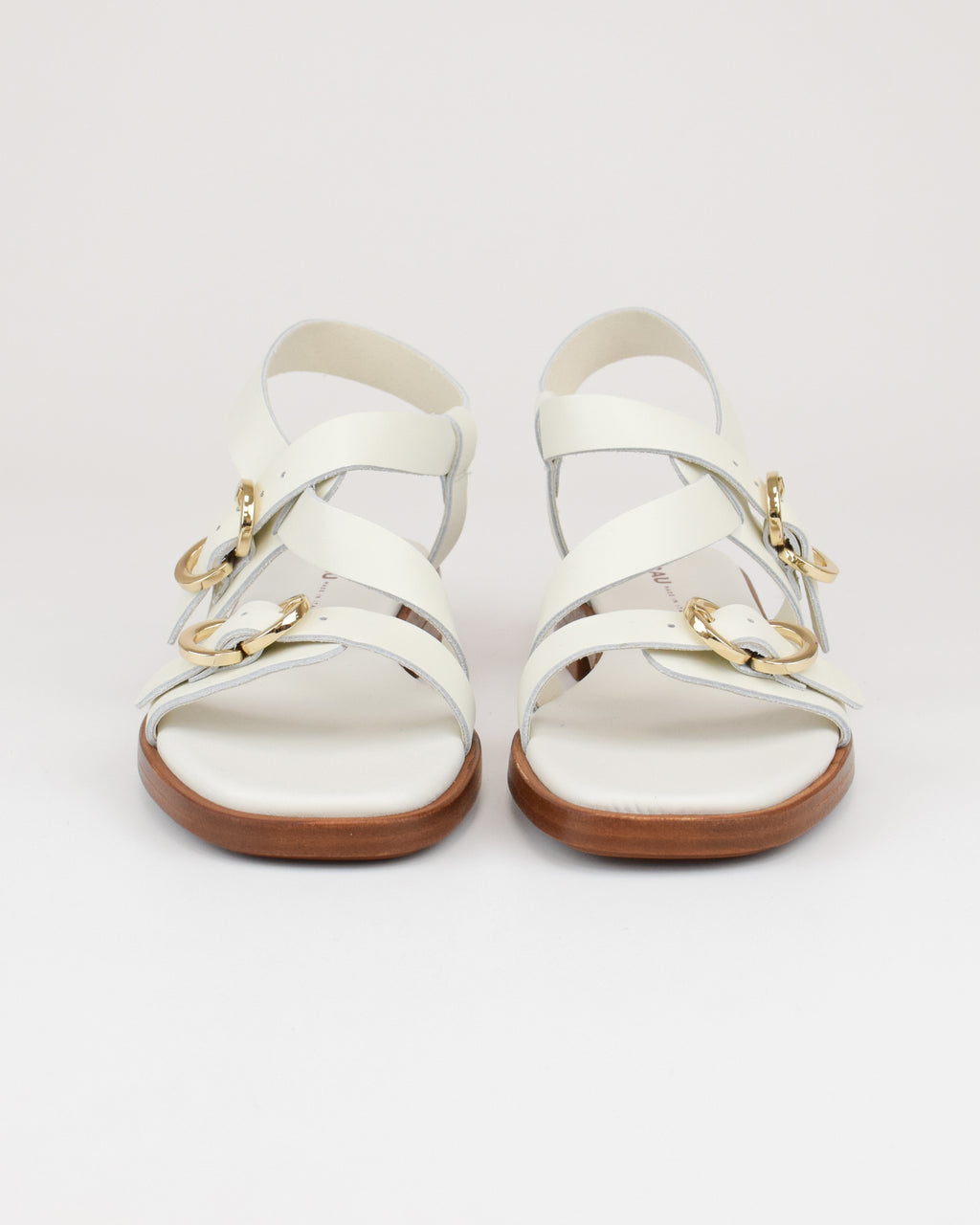 Sandalo multi-strap in pelle