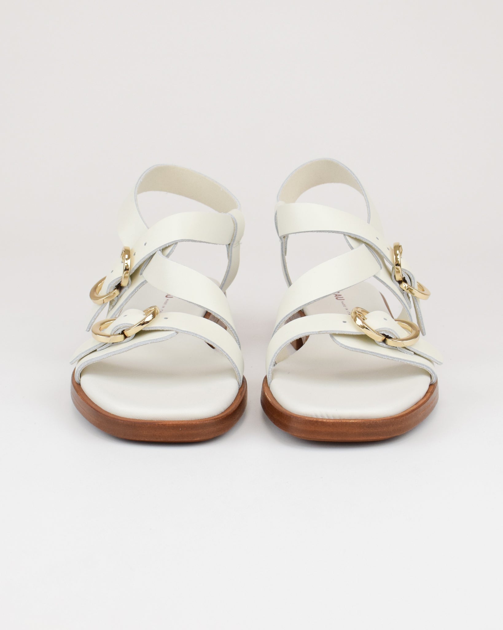 Sandalo multi-strap in pelle