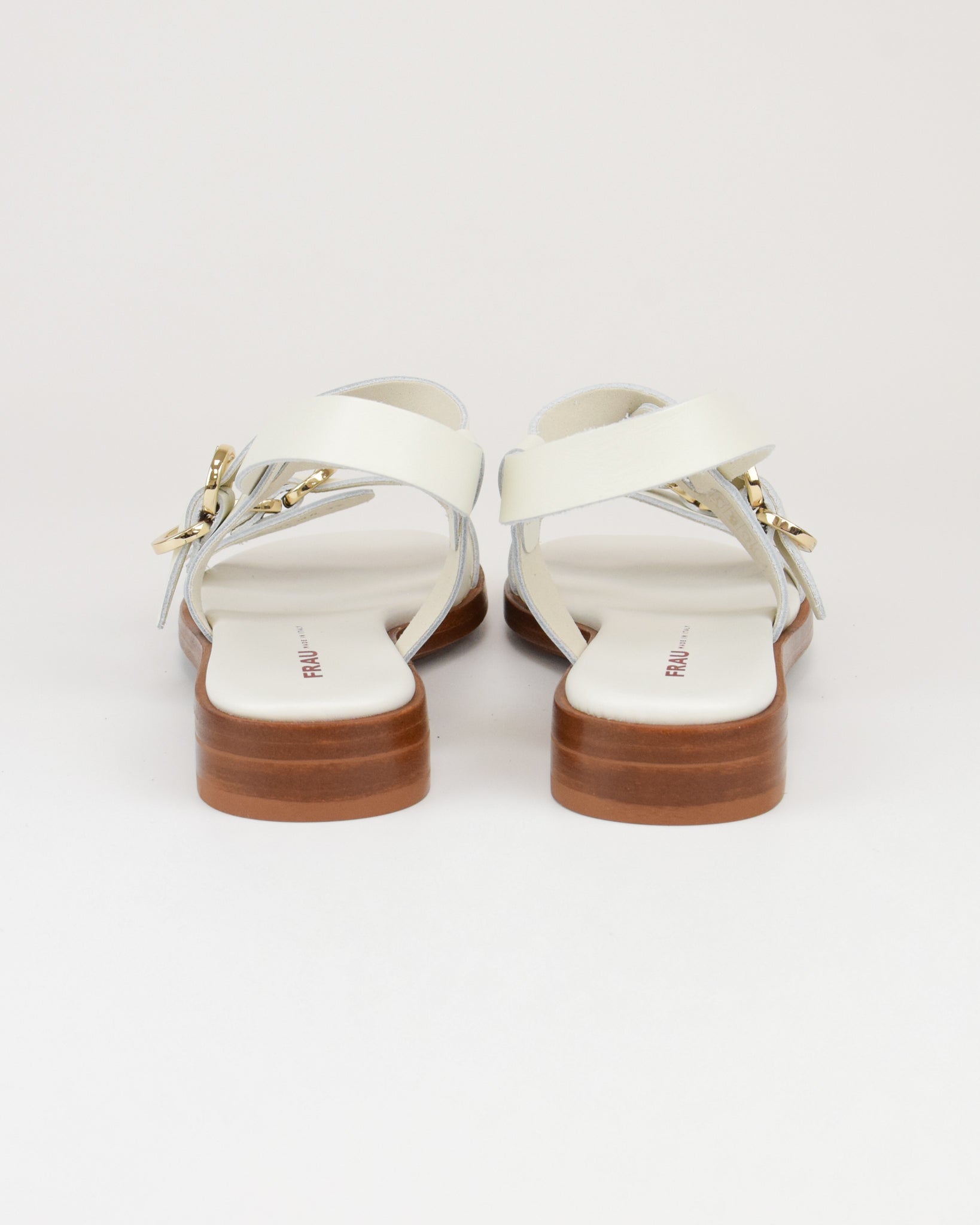 Sandalo multi-strap in pelle