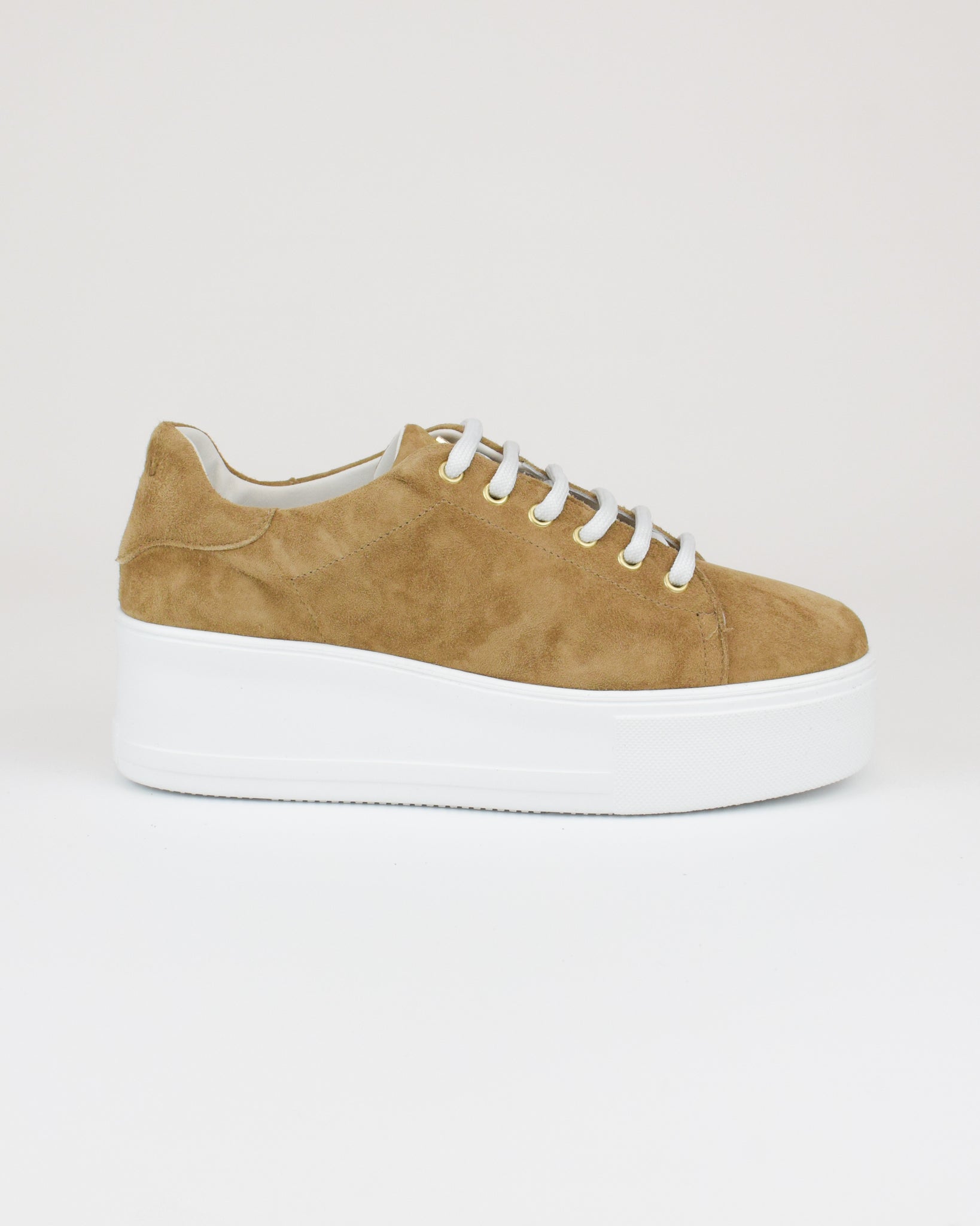 Sneaker platform in suede