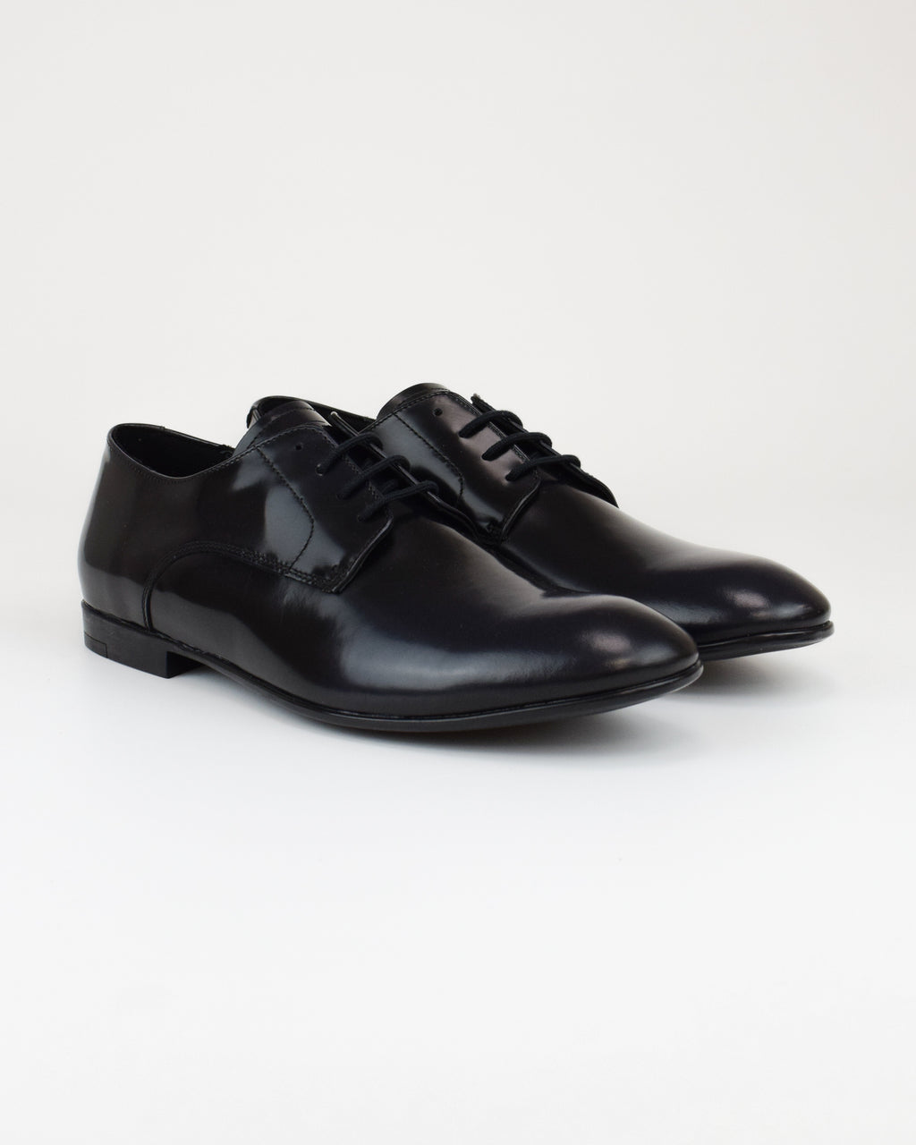 Derbie eleganti in pelle lucida