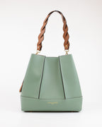 Borsa secchiello in pelle