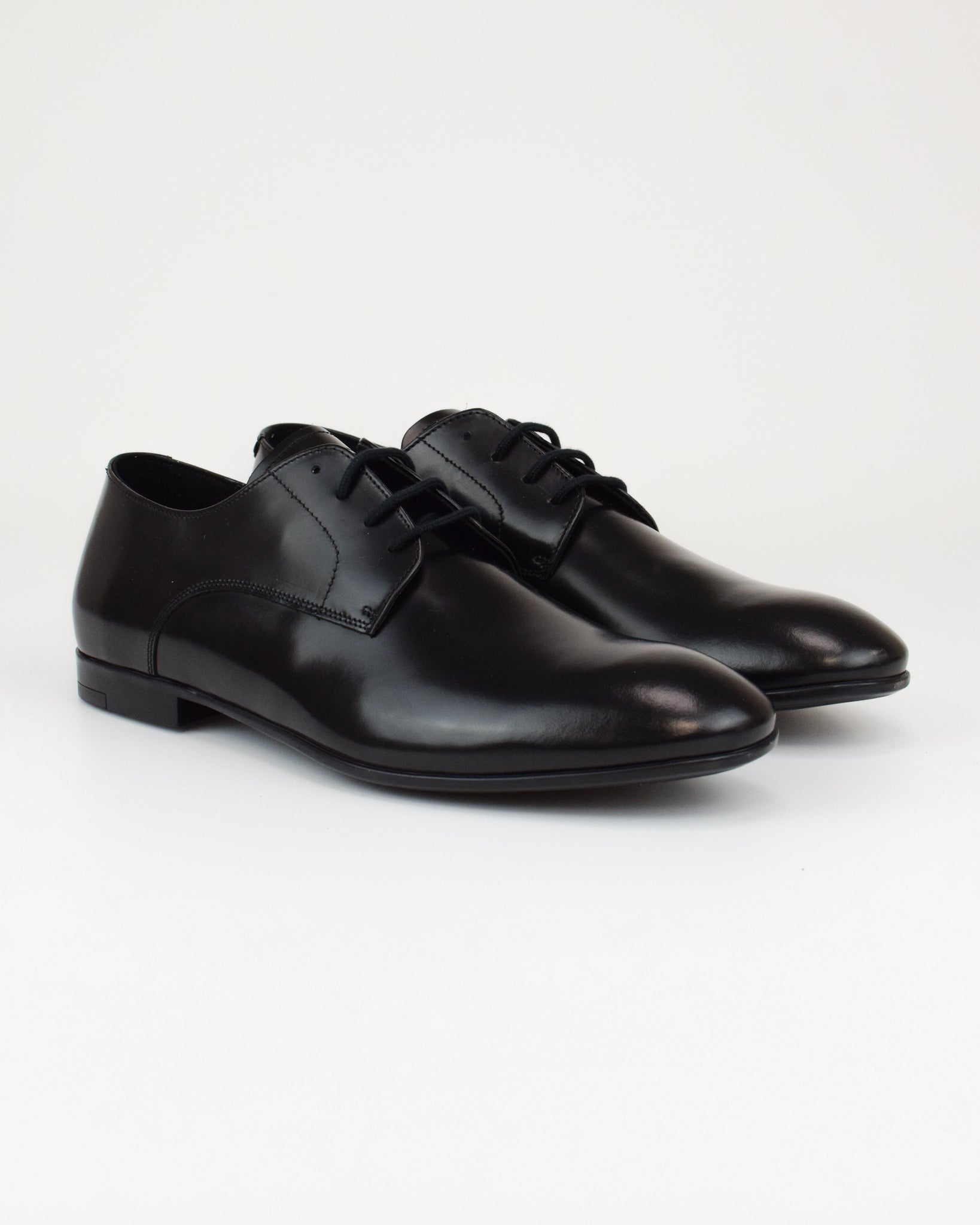Derbie eleganti in pelle lucida