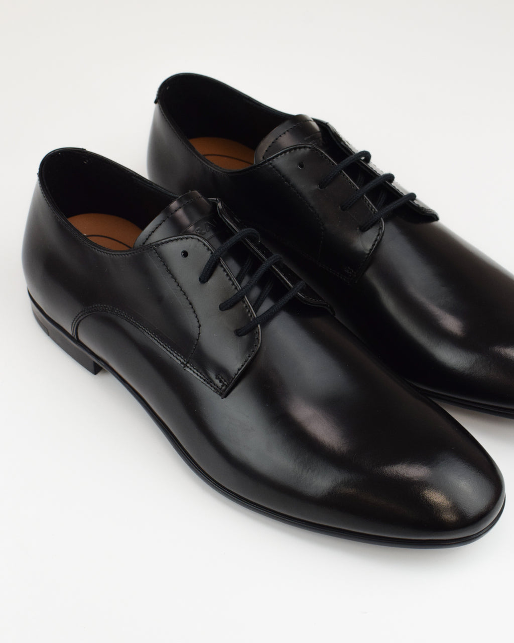 Derbie eleganti in pelle lucida