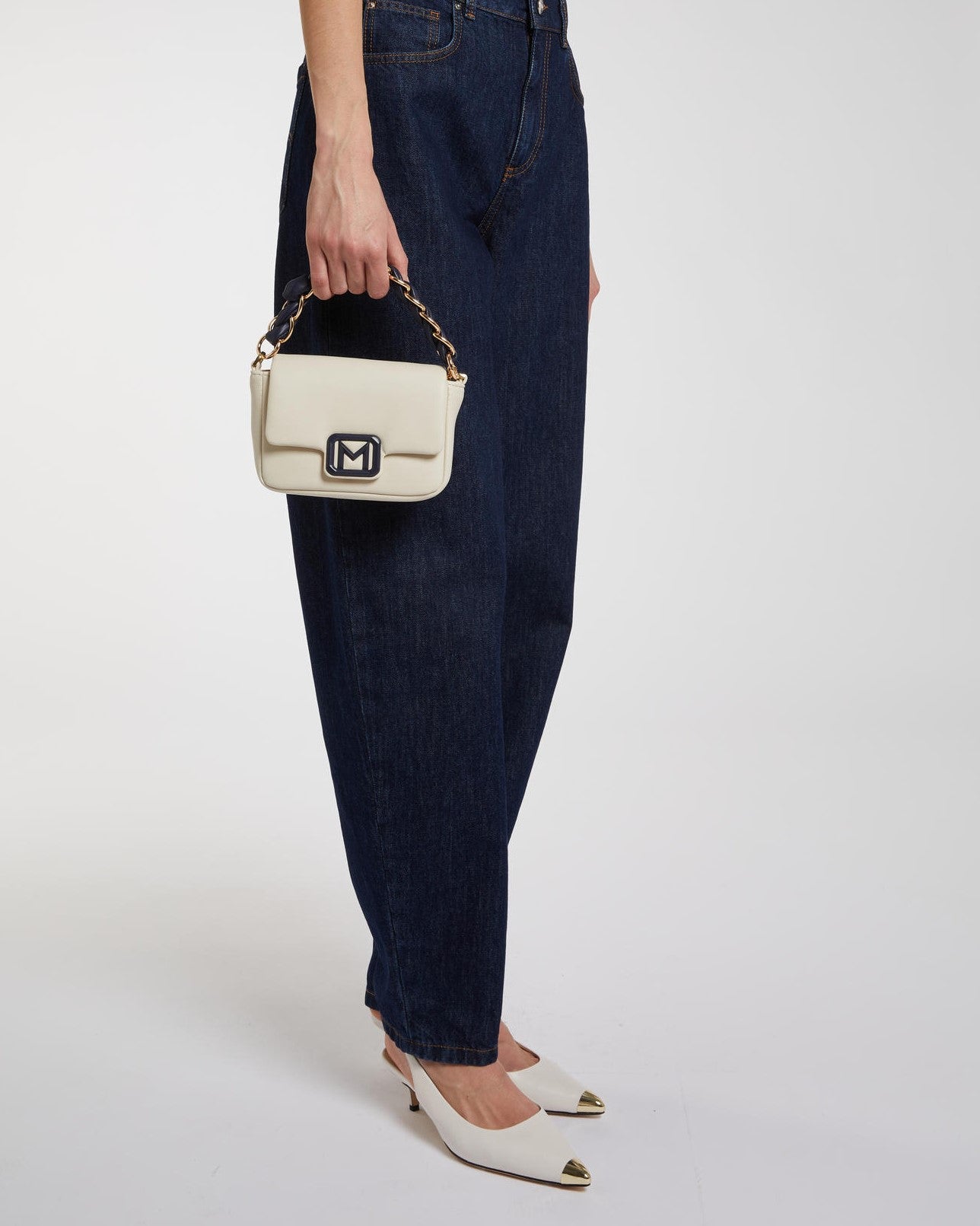 Borsa Le Muse small imbottita Lontra